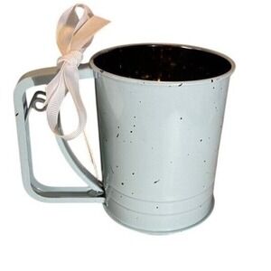 Master Class Flour Sifter Robin Egg Blue Stainless Steel New With Tags!